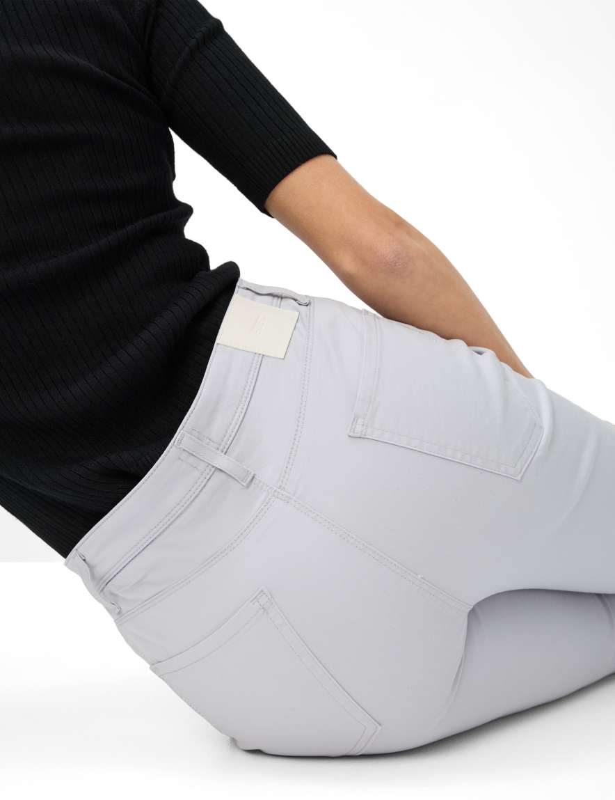 Eurex By Brax Women's Fashion Pants Style MARY Light Gray Regular Fit