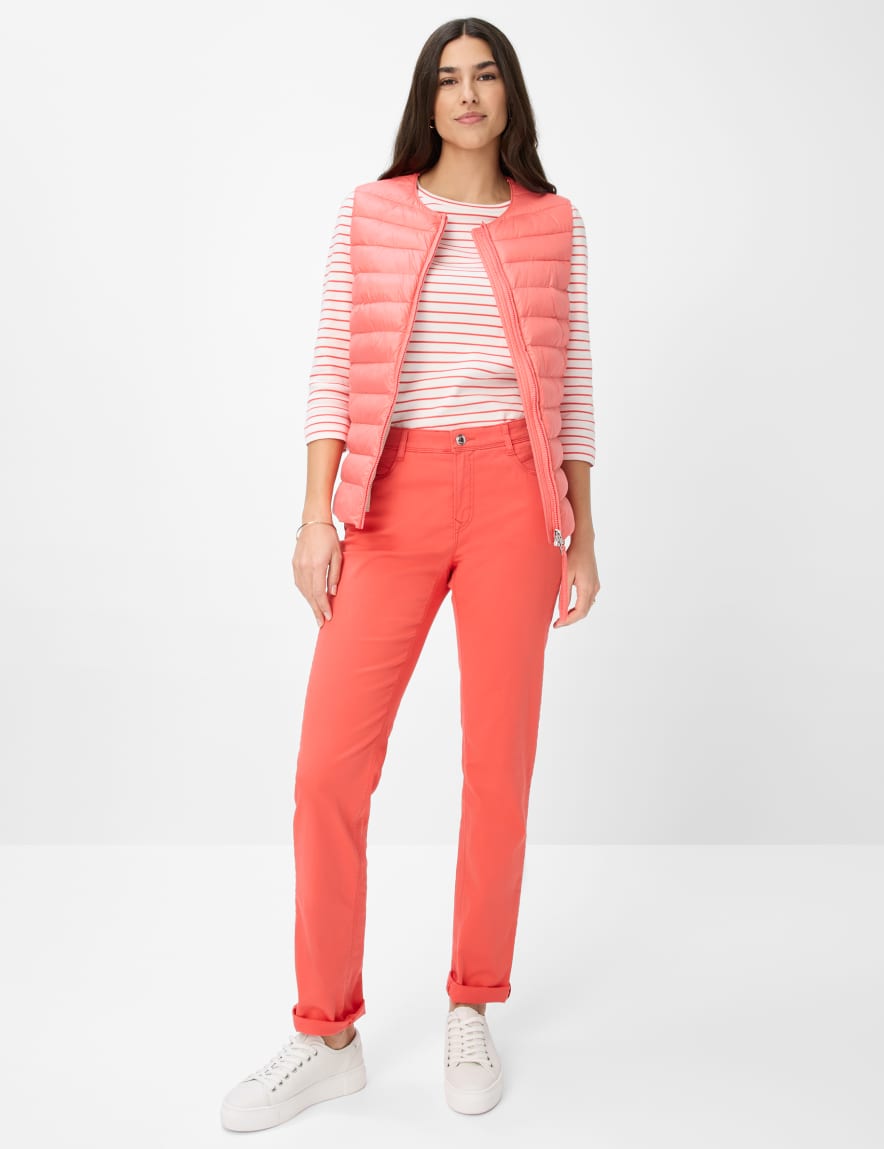 Eurex By Brax Women's Fashion Pants Style MARY Red Regular Fit