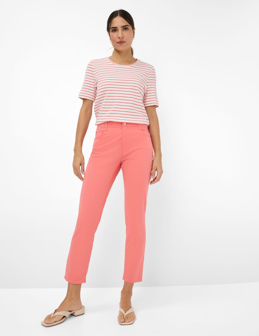 Eurex By Brax Women's Fashion Pants Style MARY S Light Red Regular Fit