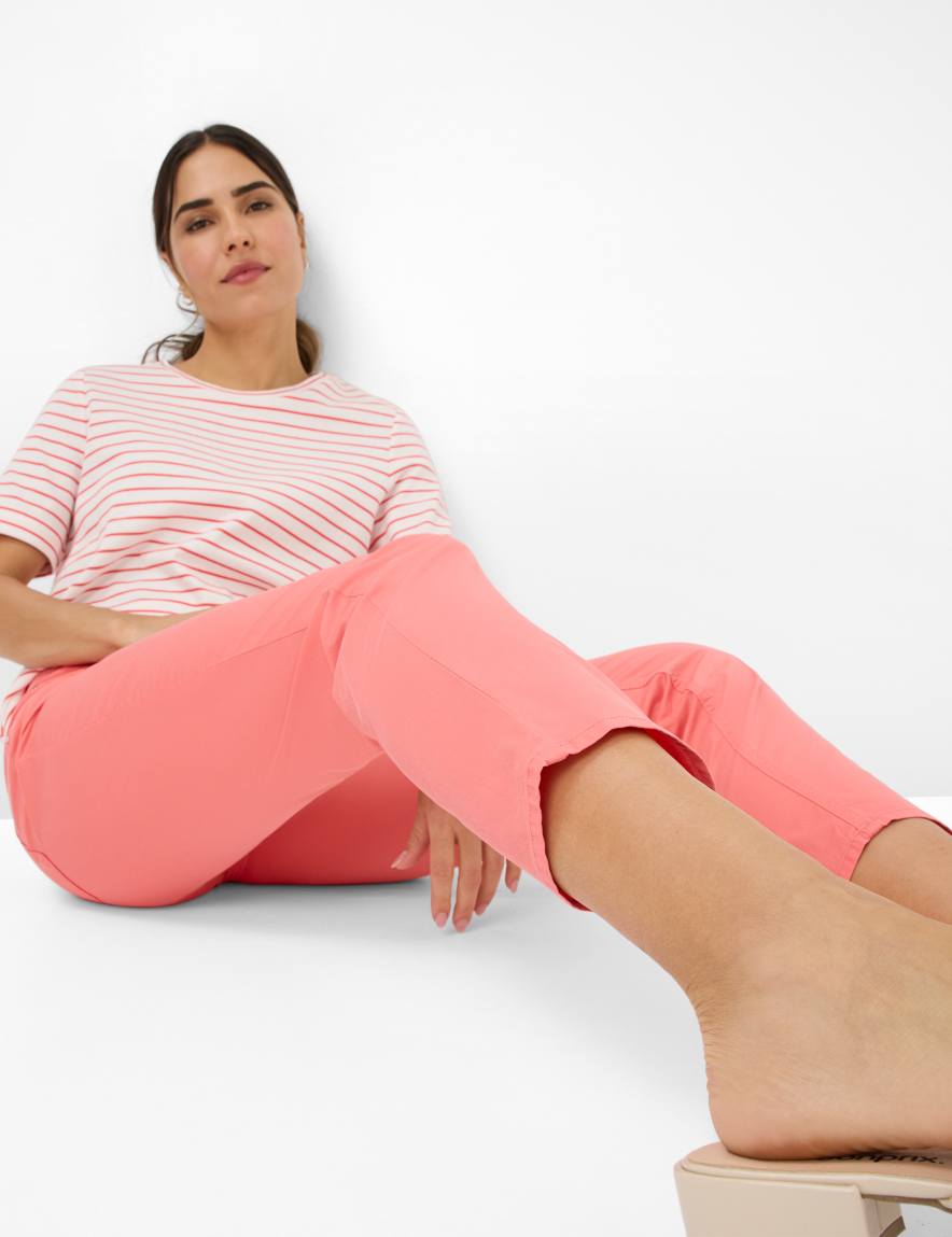 Eurex By Brax Women's Fashion Pants Style MARY S Light Red Regular Fit