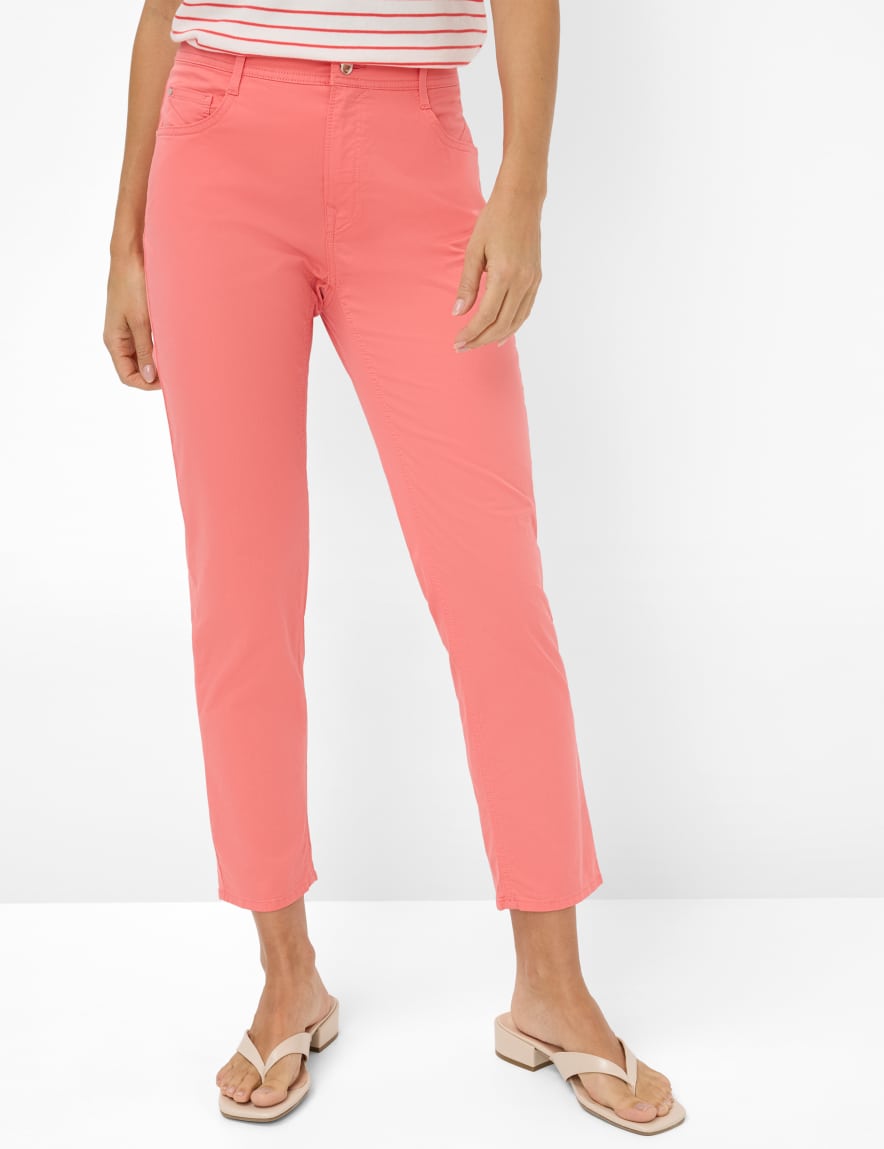 eurex by brax Women's fashion Pants Style MARY S Light Red Regular Fit