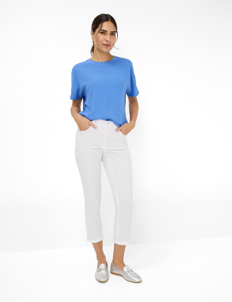 Eurex By Brax Women's Fashion Pants Style MARY S White Regular Fit