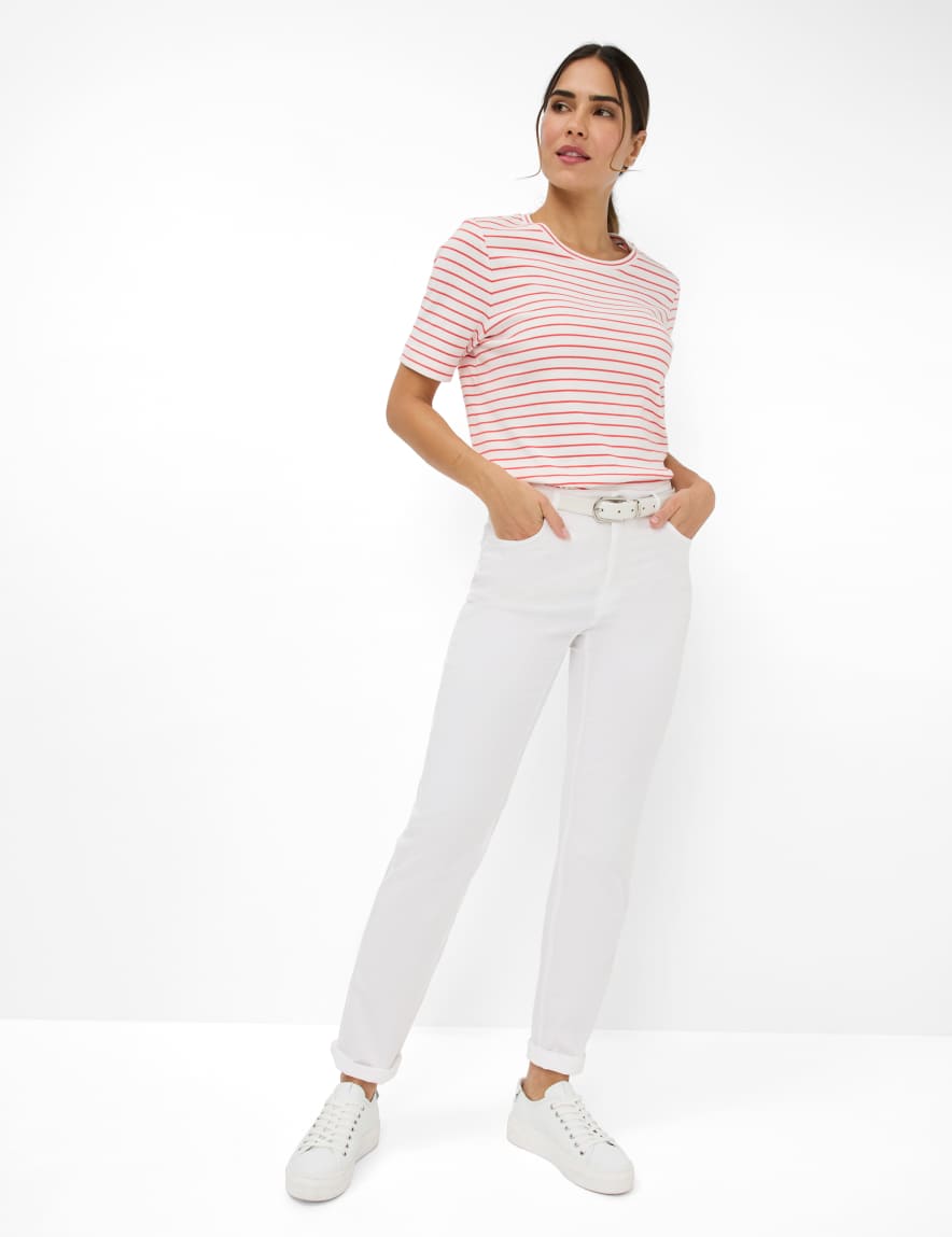 Eurex By Brax Women's Fashion Pants Style MARY White Regular Fit