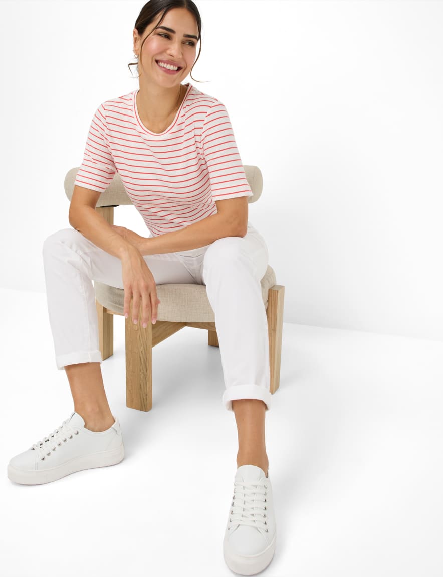 Eurex By Brax Women's Fashion Pants Style MARY White Regular Fit