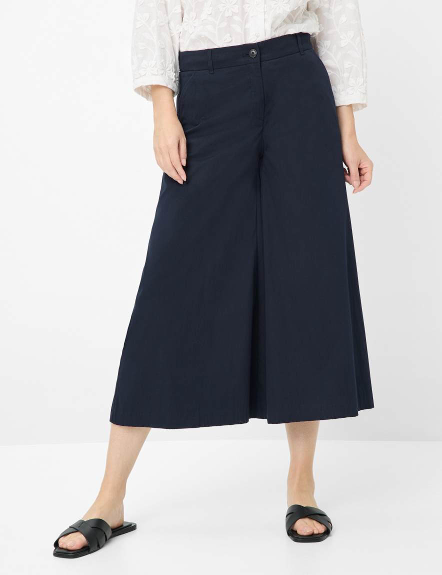 eurex by brax Women's fashion Pants Style MELLI S Dark Blue Wide Leg