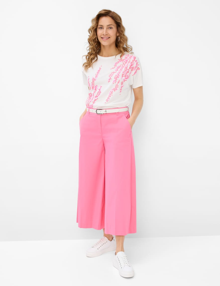 Eurex By Brax Women's Fashion Pants Style MELLI S Pink Wide Leg