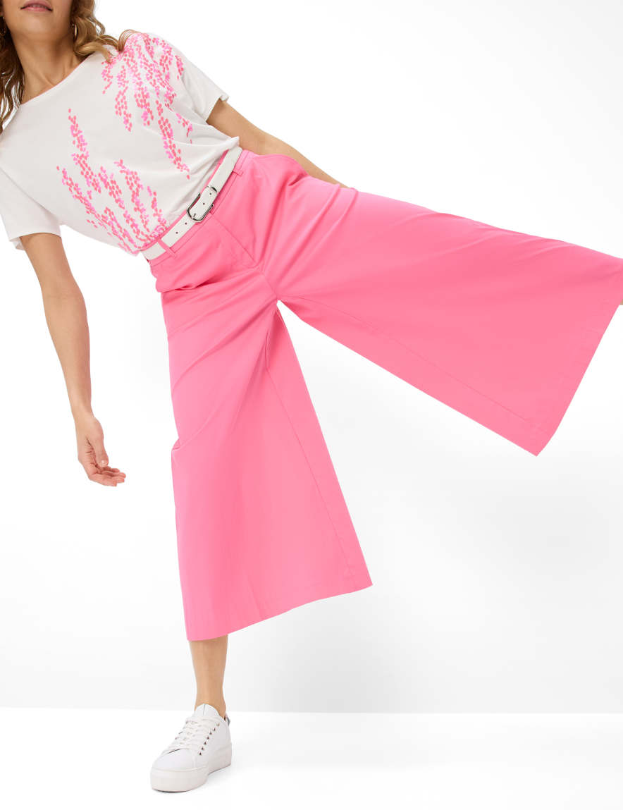 Eurex By Brax Women's Fashion Pants Style MELLI S Pink Wide Leg