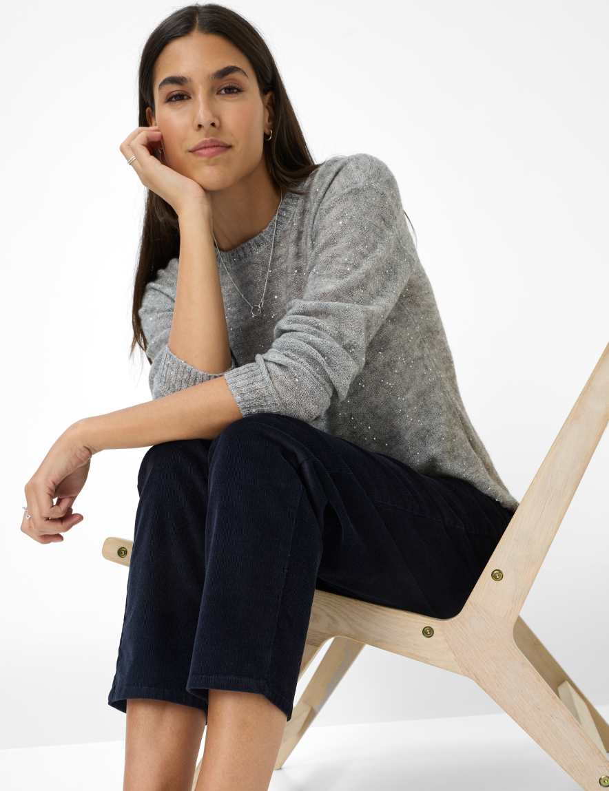 Eurex By Brax Women's Fashion Pants Style MILEY S Dark Blue Relaxed Fit