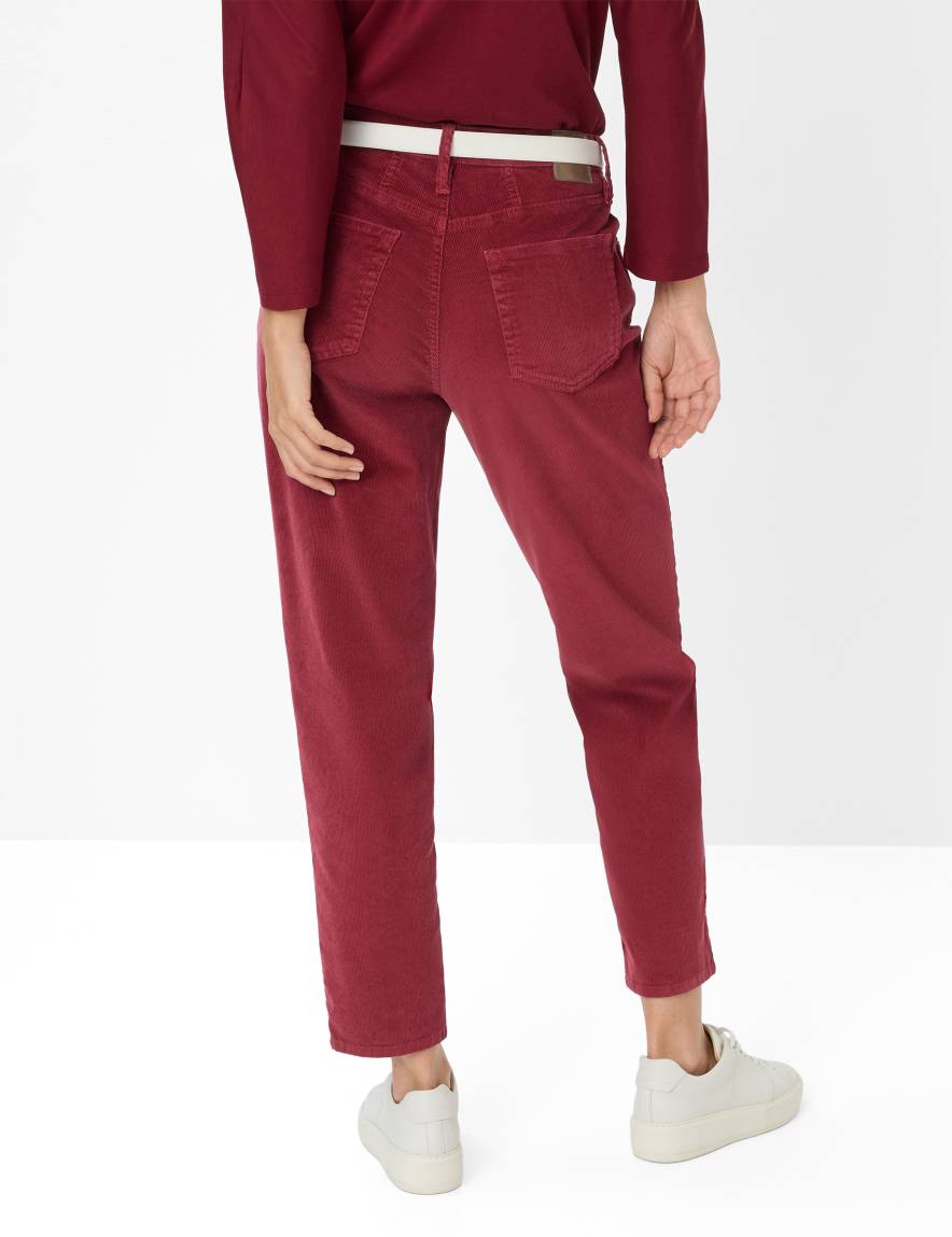 Eurex By Brax Women's Fashion Pants Style MILEY S Dark Red Relaxed Fit