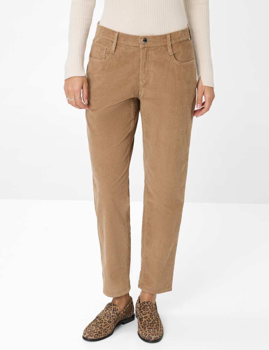 eurex by brax Women's fashion Pants Style MILEY S Light Brown Relaxed Fit