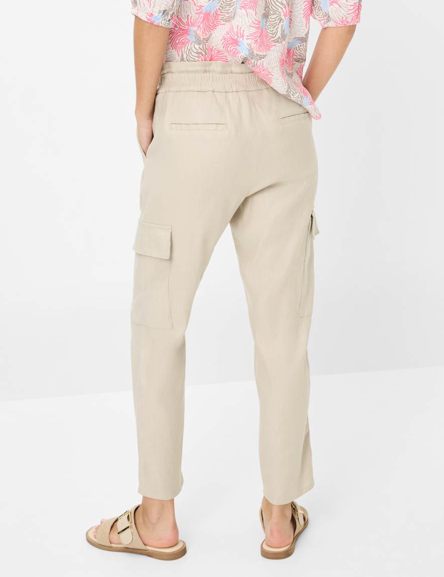 Eurex By Brax Women's Fashion Pants Style MONA S Light Beige Relaxed Fit