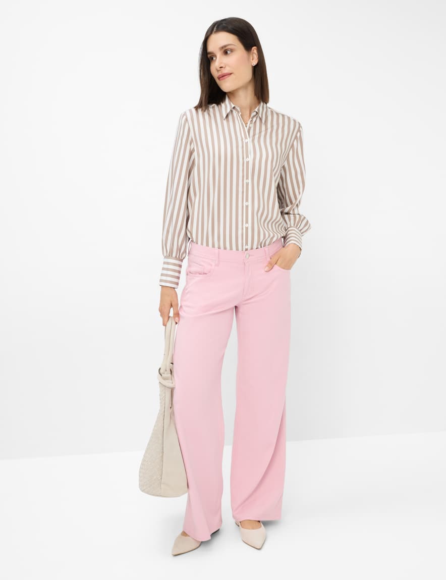 Eurex By Brax Women's Fashion Pants Style MORGAN Rose Wide Leg