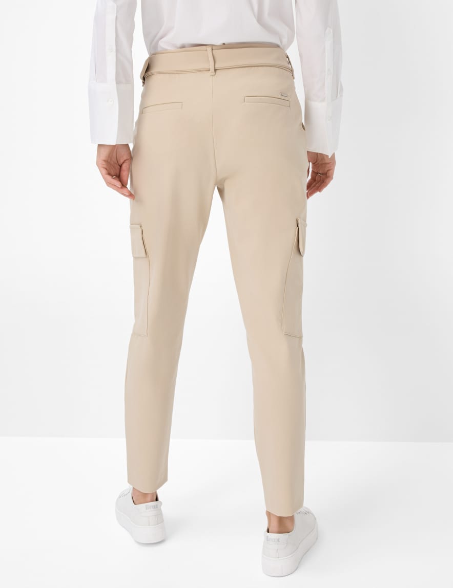 Eurex By Brax Women's Fashion Pants Style MORRIS Beige Relaxed Fit