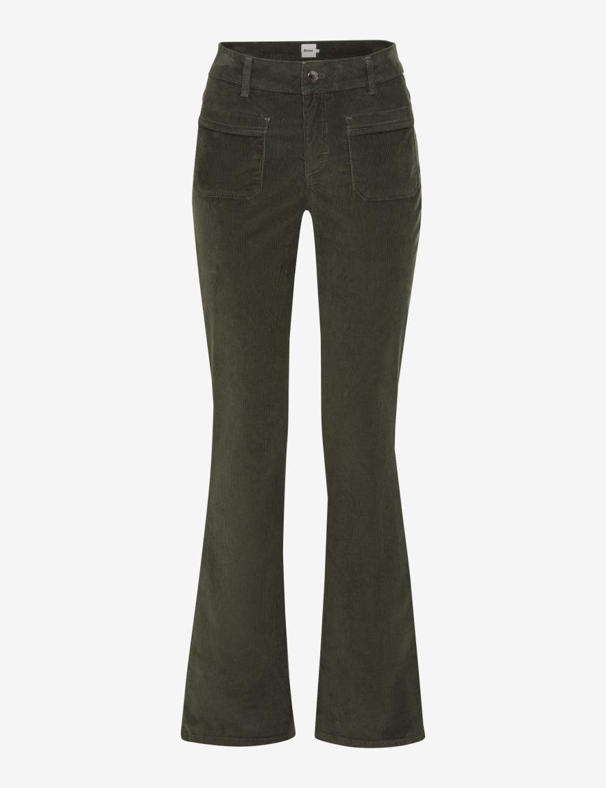 eurex by brax Women's fashion Pants Style SHAKIRA Dark Green Slim Fit