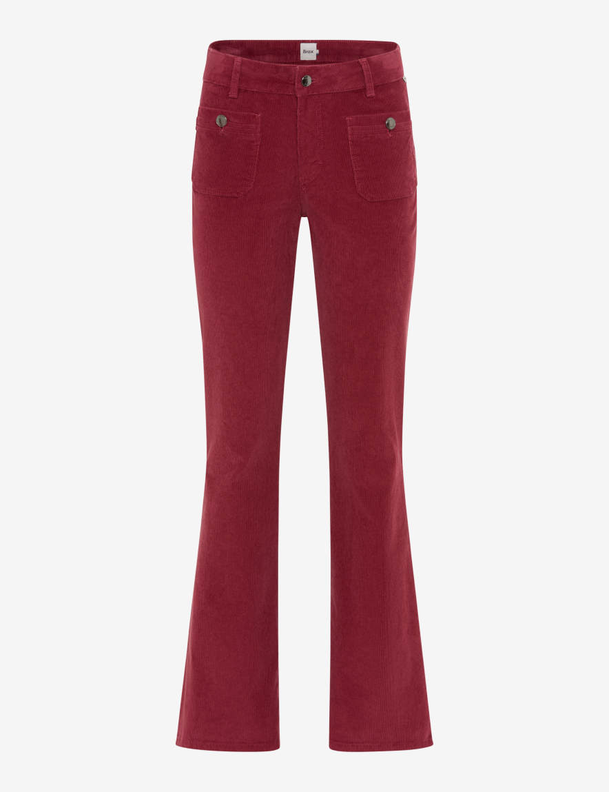 eurex by brax Women's fashion Pants Style SHAKIRA Dark Red Slim Fit