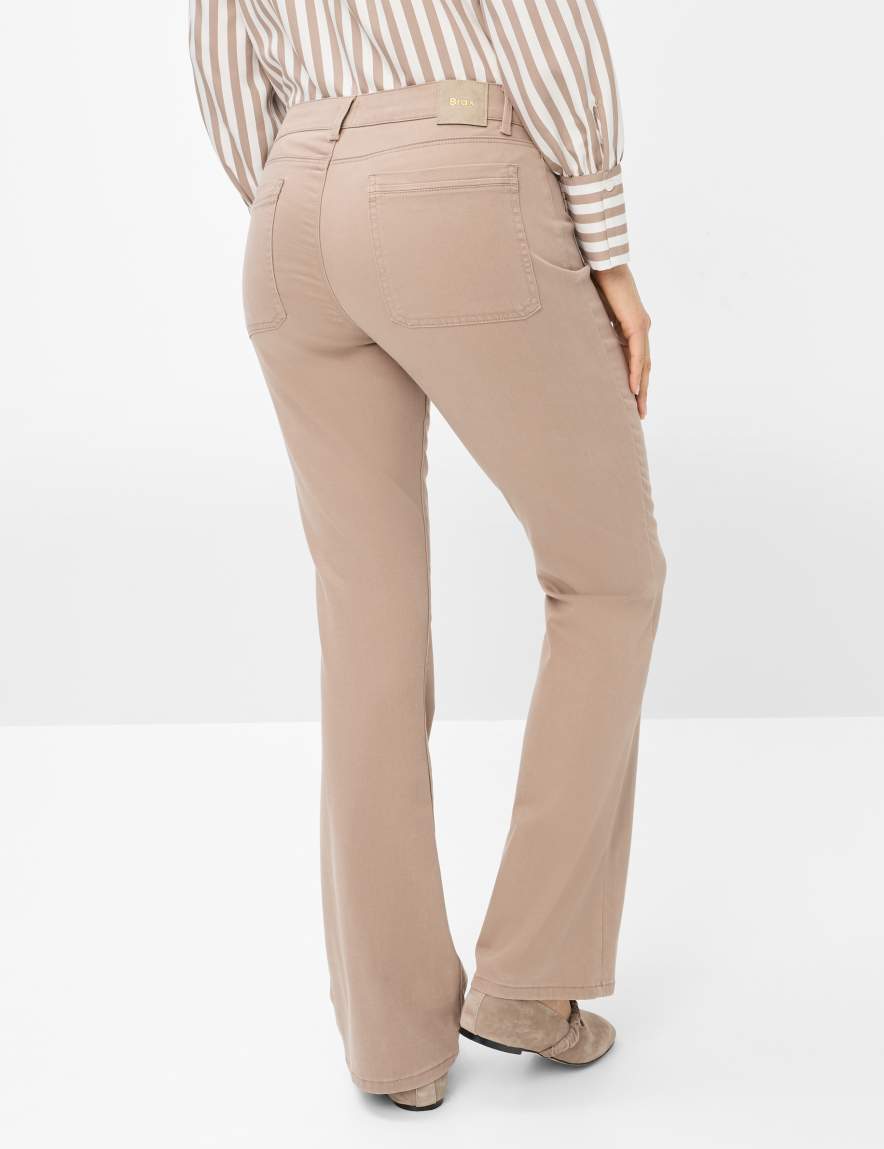 Eurex By Brax Women's Fashion Pants Style SHAKIRA Light Brown Slim Fit