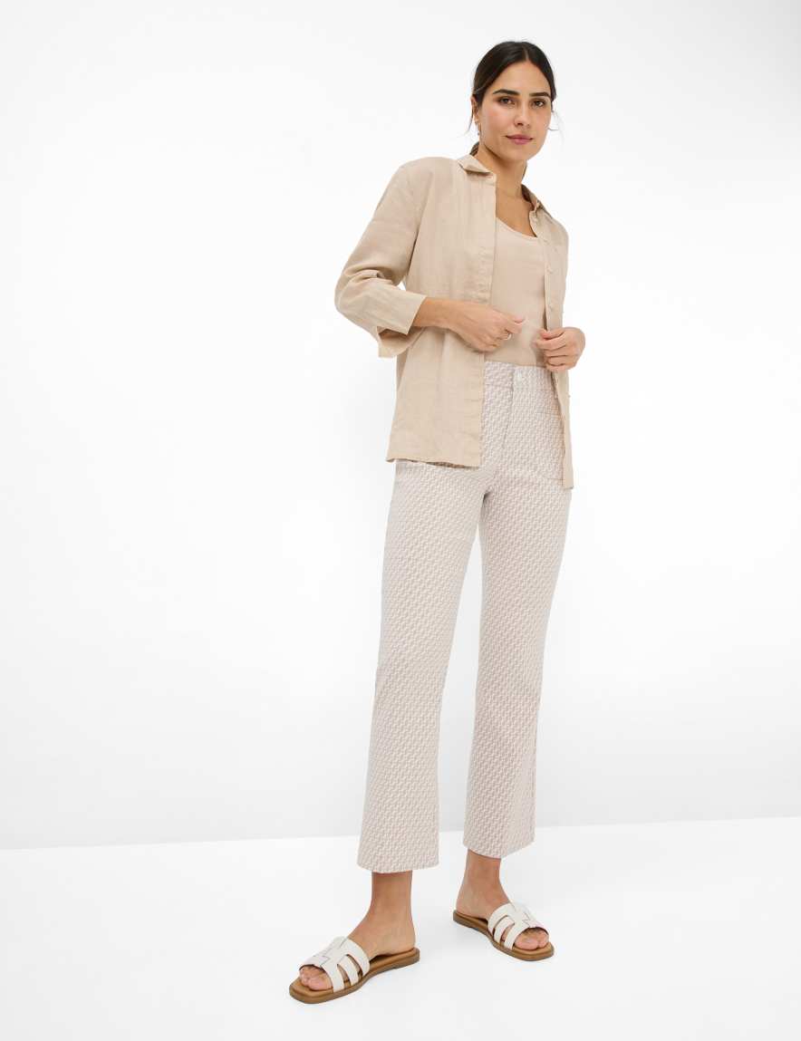 Eurex By Brax Women's Fashion Pants Style SHAKIRA S Beige Slim Fit