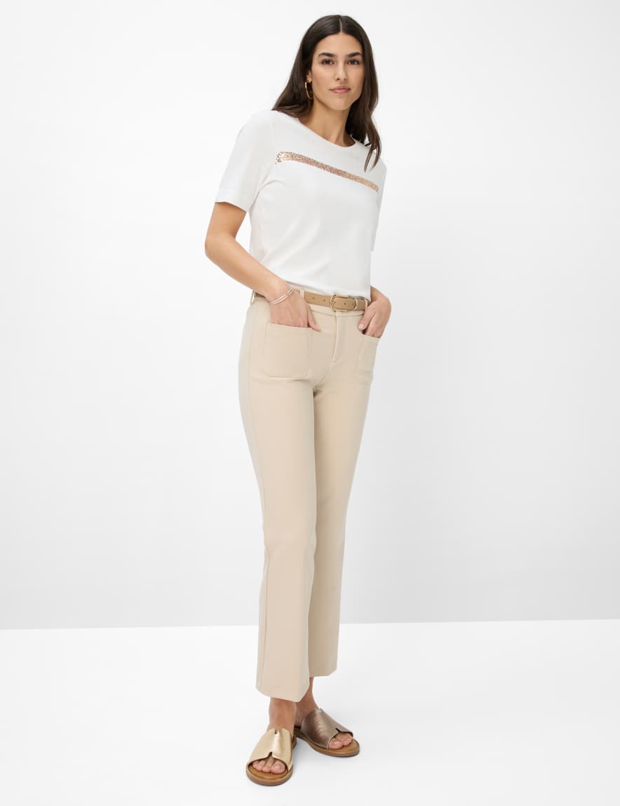 Eurex By Brax Women's Fashion Pants Style SHAKIRA S Beige Slim Fit