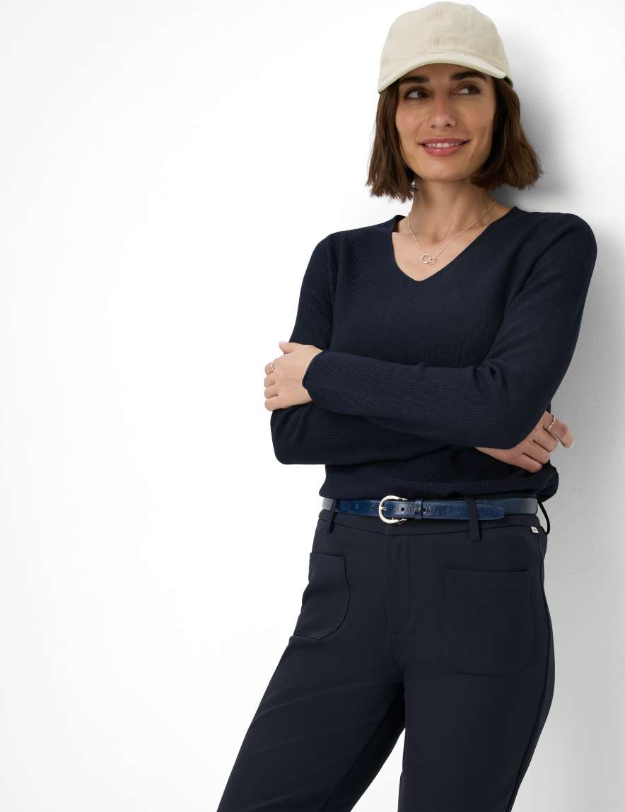 Eurex By Brax Women's Fashion Pants Style SHAKIRA S Dark Blue Slim Fit