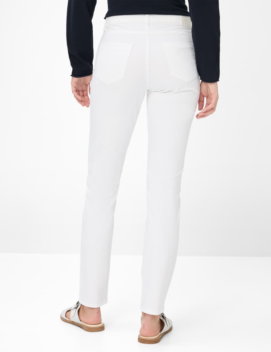 Eurex By Brax Women's Fashion Pants Style SHAKIRA White Slim Fit