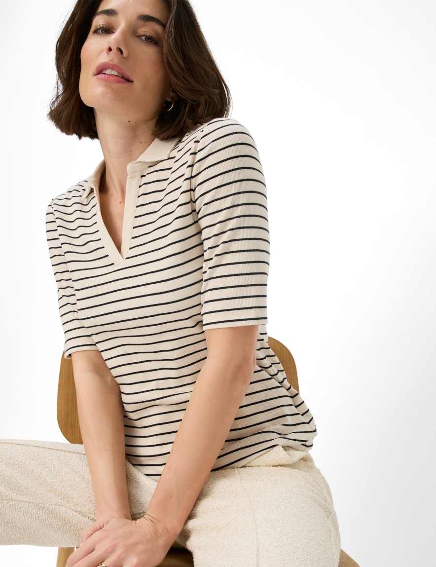 Eurex By Brax Women's Fashion Polos Style CLEO Black ➜ - Buy Now At Brax