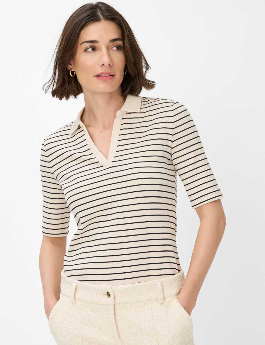 eurex by brax Women's fashion Polos Style CLEO Black ➜ - buy now at Brax