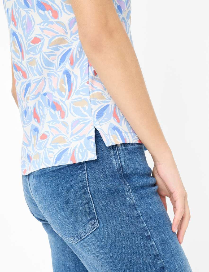 Eurex By Brax Women's Fashion Polos Style CLEO Blue ➜ - Buy Now At Brax