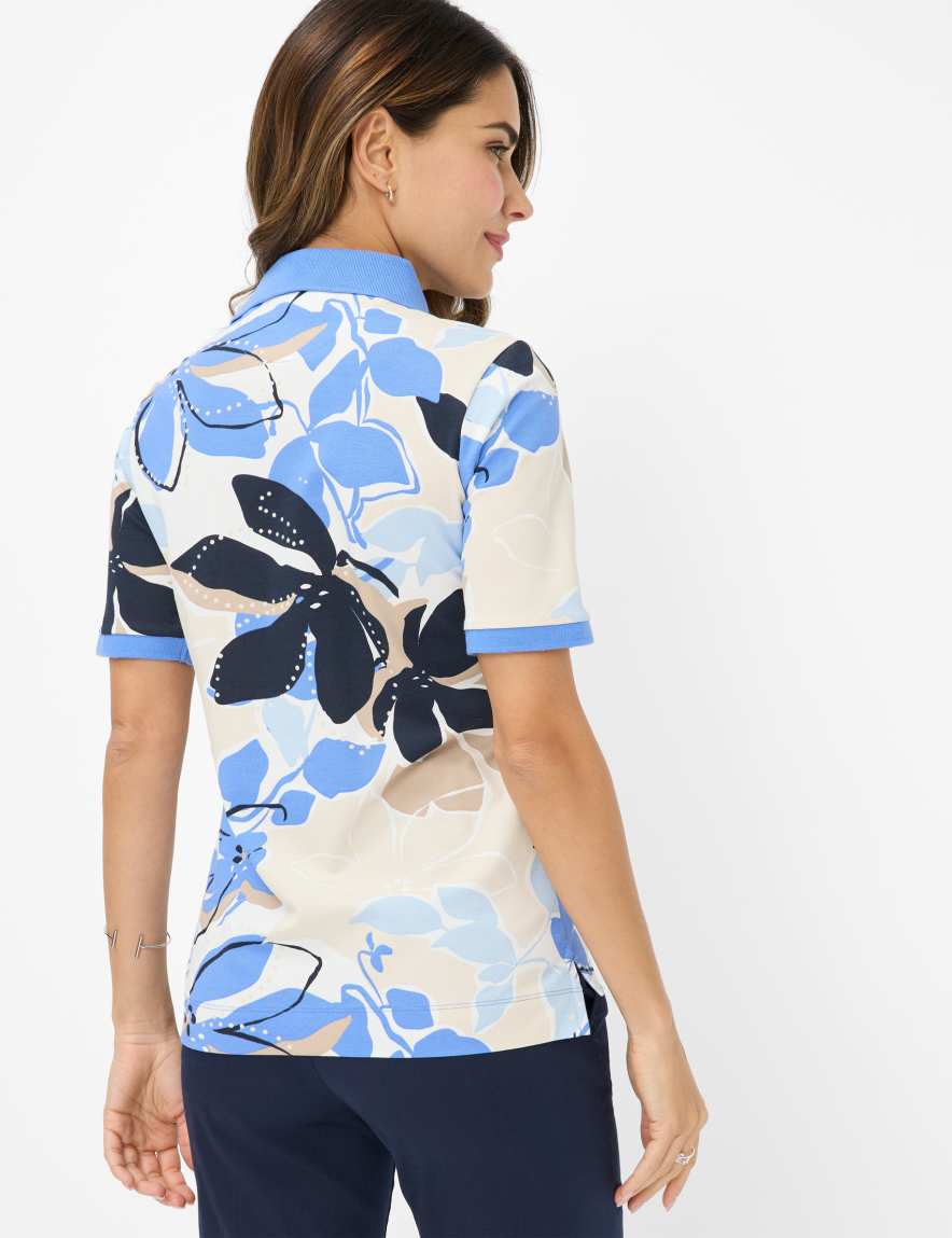 Eurex By Brax Women's Fashion Polos Style CLEO Blue ➜ - Buy Now At Brax