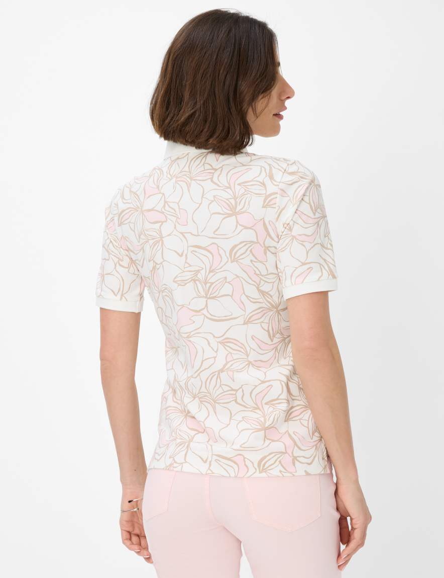 Eurex By Brax Women's Fashion Polos Style CLEO Cream White