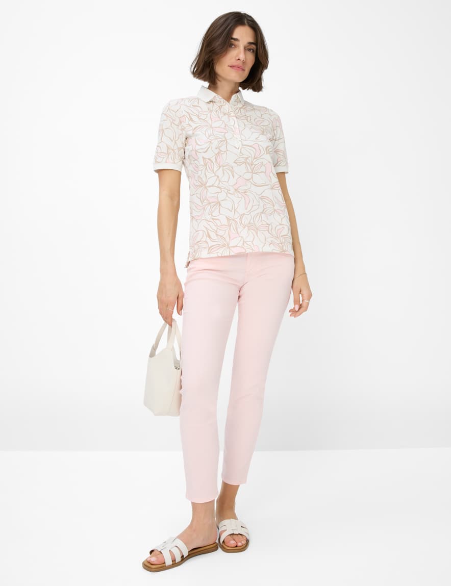 Eurex By Brax Women's Fashion Polos Style CLEO Cream White