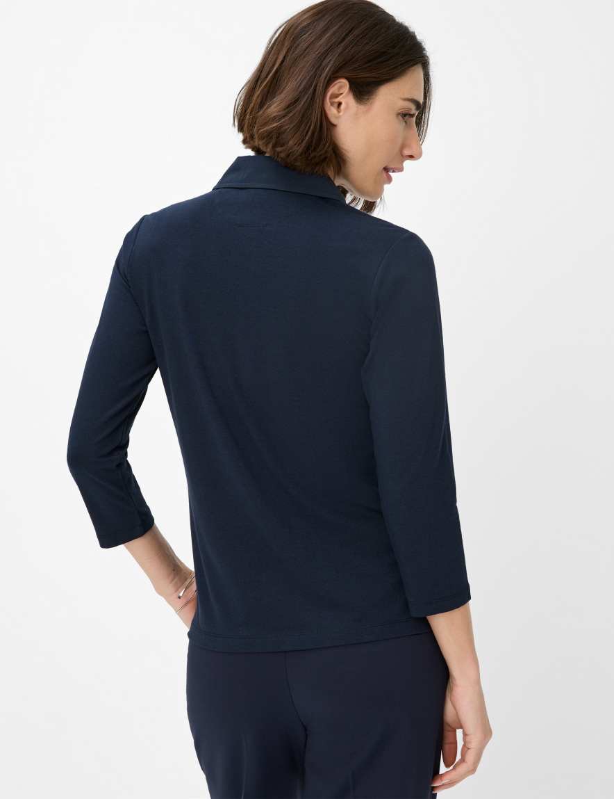 Eurex By Brax Women's Fashion Polos Style CLEO Dark Blue ➜ - Buy At Brax
