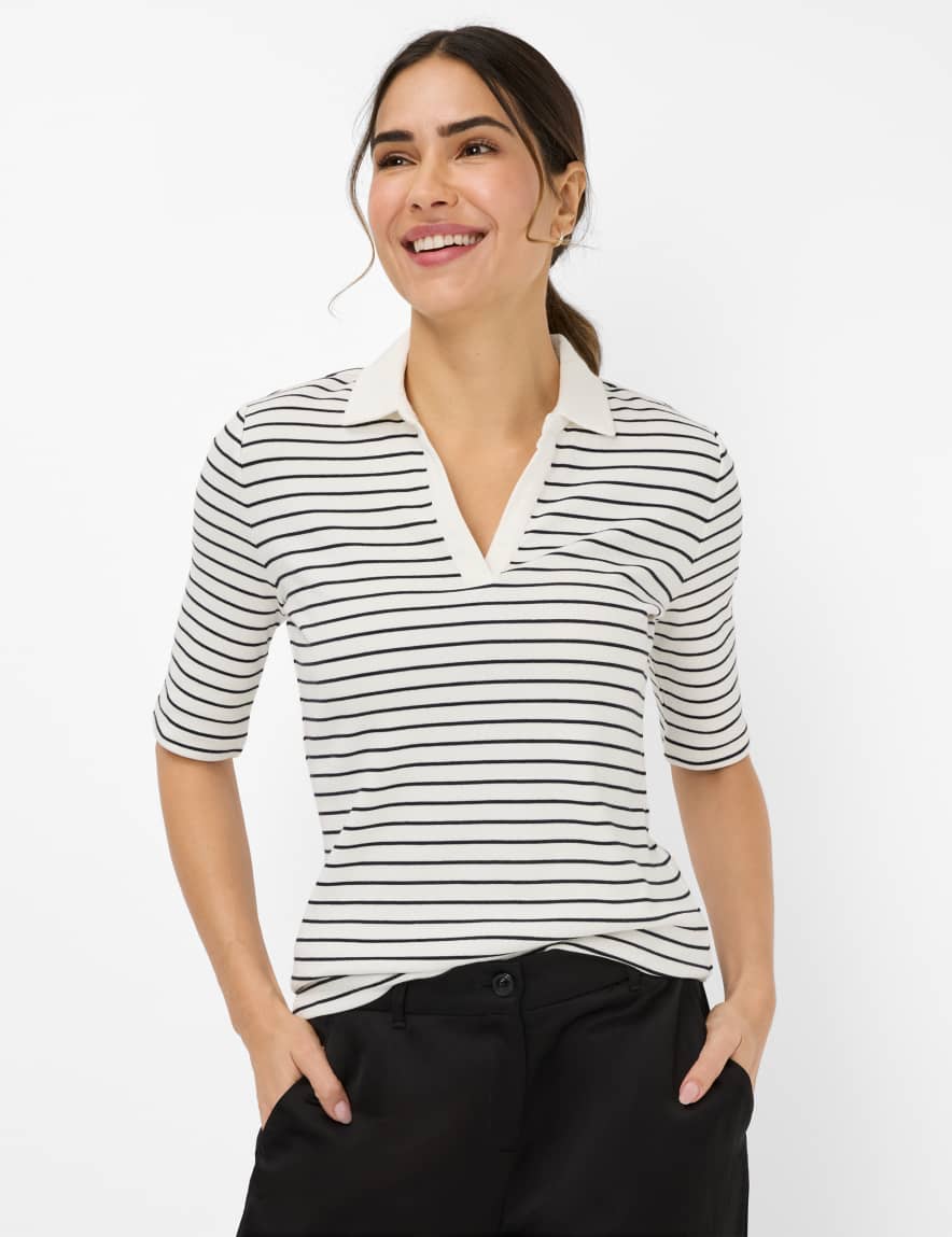 eurex by brax Women's fashion Polos Style CLEO Dark Blue ➜ - buy at Brax