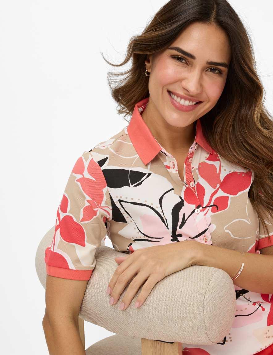 Eurex By Brax Women's Fashion Polos Style CLEO Light Red ➜ - Buy At Brax