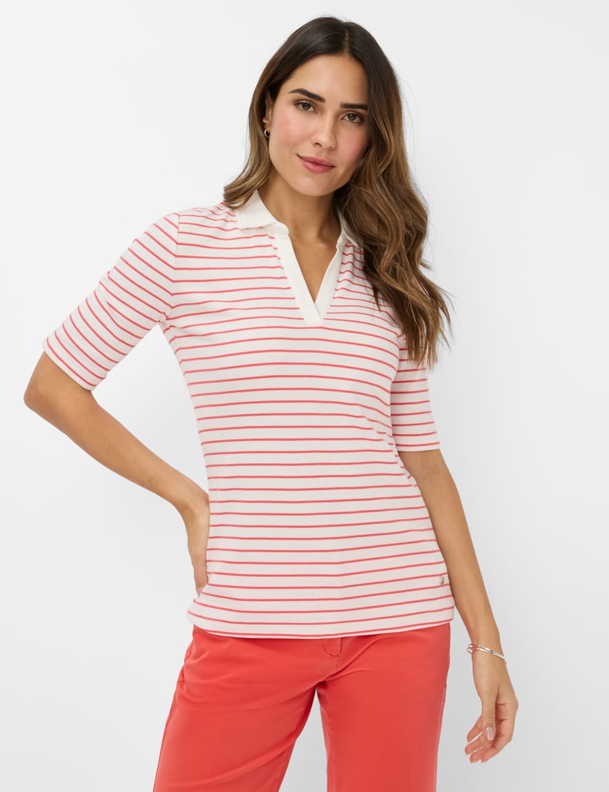 eurex by brax Women's fashion Polos Style CLEO Red ➜ - buy now at Brax
