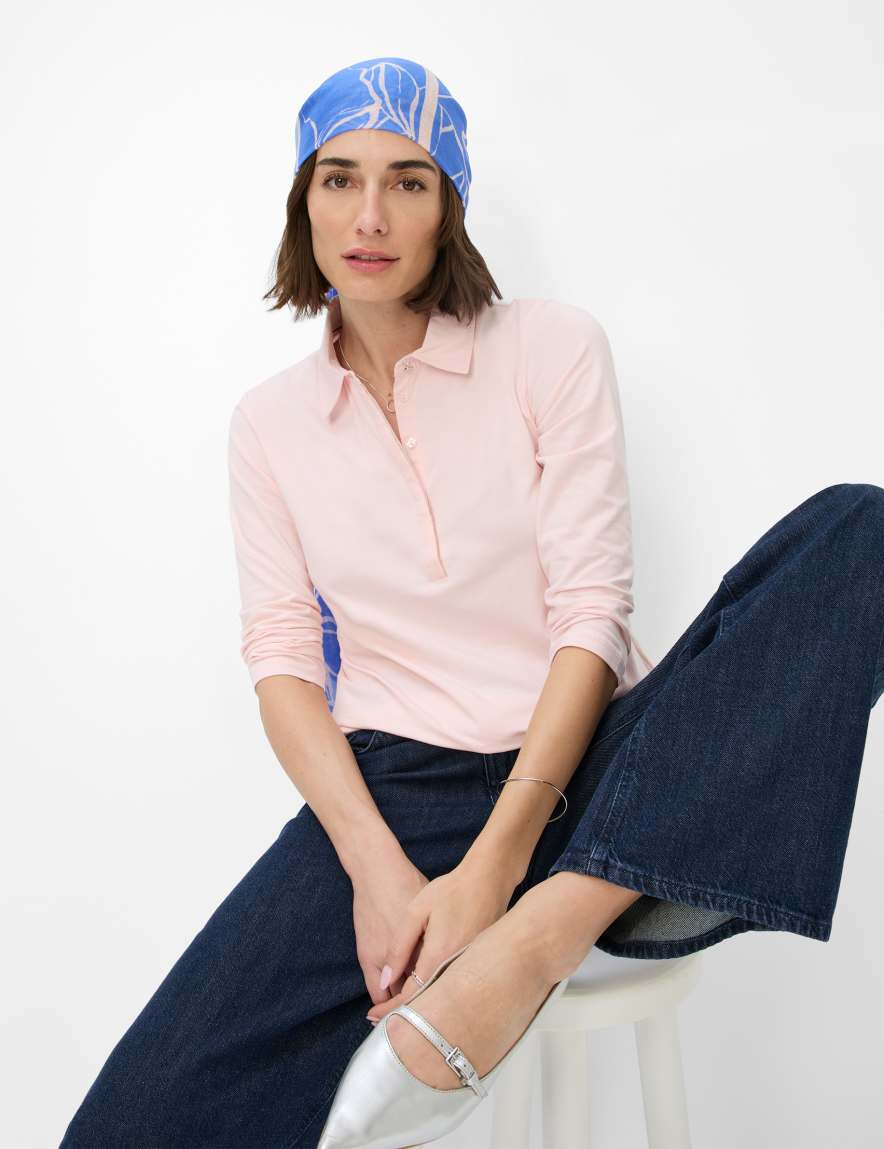 Eurex By Brax Women's Fashion Polos Style CLEO Rose ➜ - Buy Now At Brax