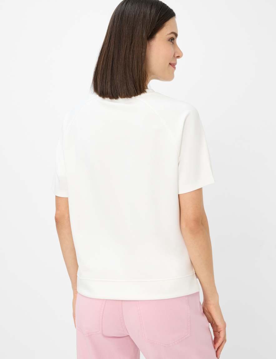 Eurex By Brax Women's Fashion Sweat Style BAILEE Cream White