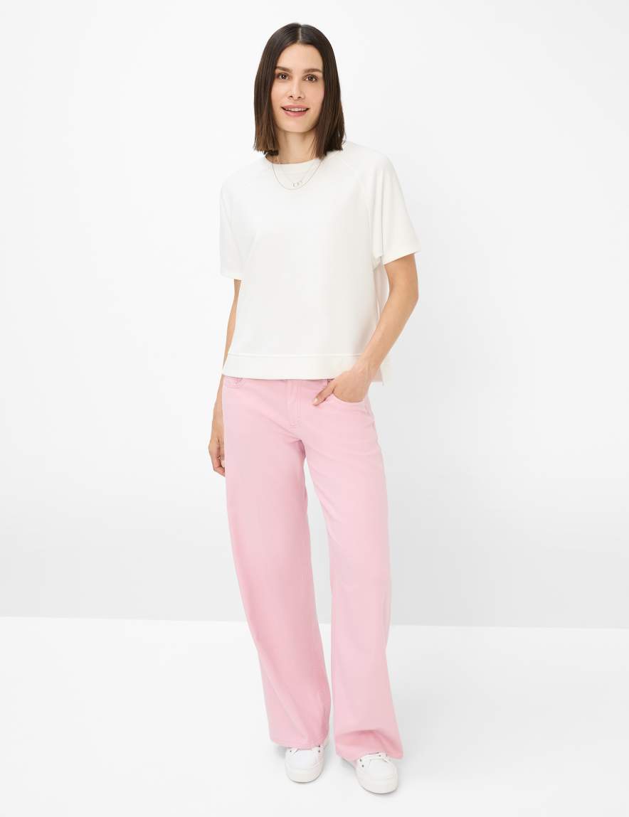 Eurex By Brax Women's Fashion Sweat Style BAILEE Cream White