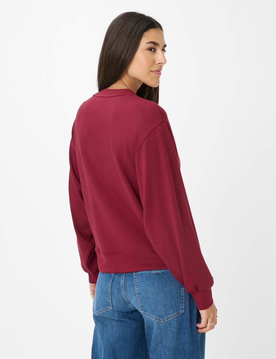Eurex By Brax Women's Fashion Sweat Style BECA L Dark Red ➜ - Buy At Brax