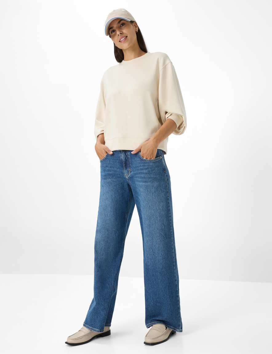 Eurex By Brax Women's Fashion Sweat Style BECA L Light Beige