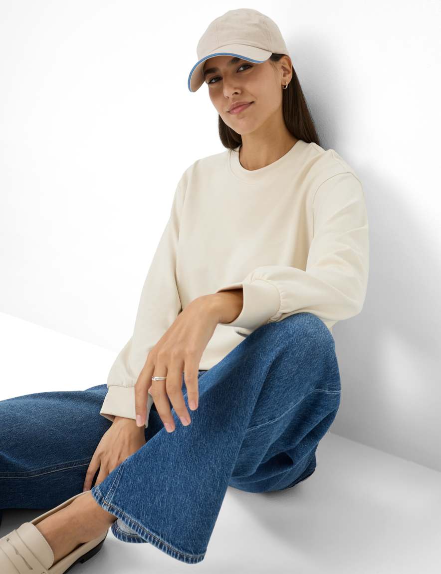 Eurex By Brax Women's Fashion Sweat Style BECA L Light Beige