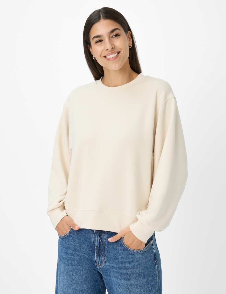eurex by brax Women's fashion Sweat Style BECA L Light Beige