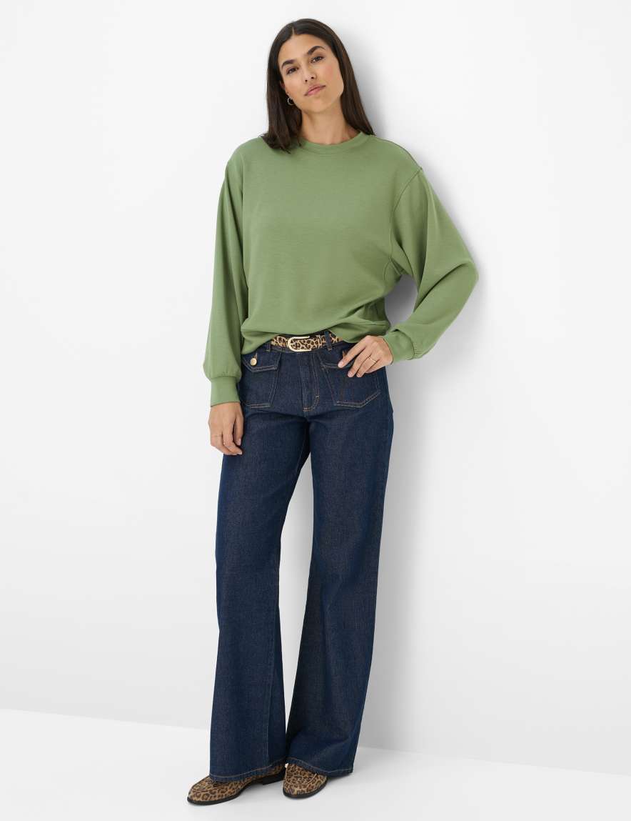 Eurex By Brax Women's Fashion Sweat Style BECA L Light Green