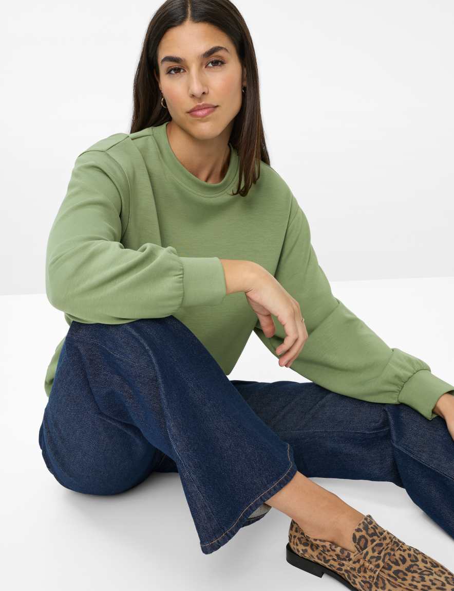 Eurex By Brax Women's Fashion Sweat Style BECA L Light Green