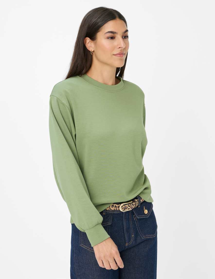 eurex by brax Women's fashion Sweat Style BECA L Light Green