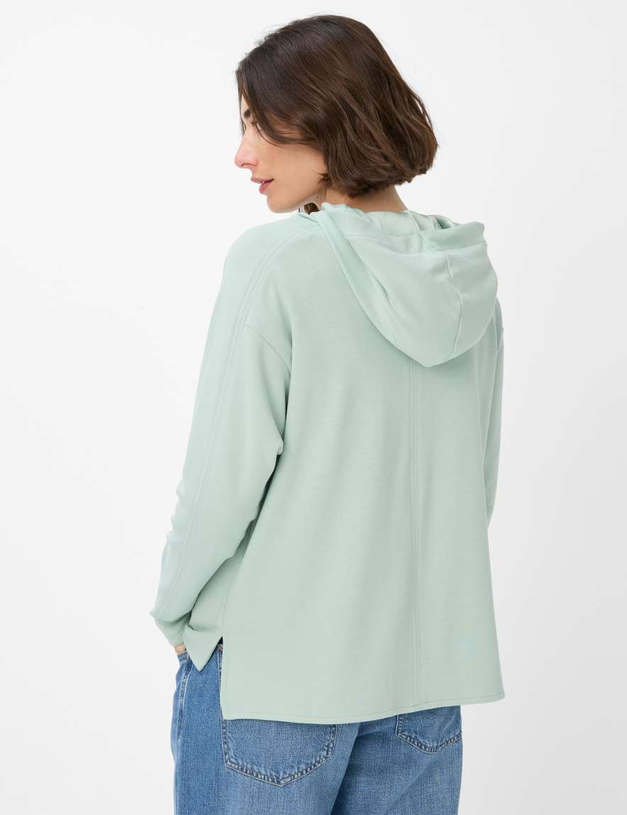 Eurex By Brax Women's Fashion Sweat Style BEE Light Green ➜ - Buy At Brax