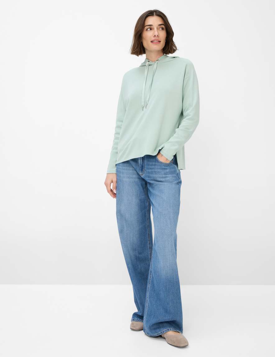 Eurex By Brax Women's Fashion Sweat Style BEE Light Green ➜ - Buy At Brax