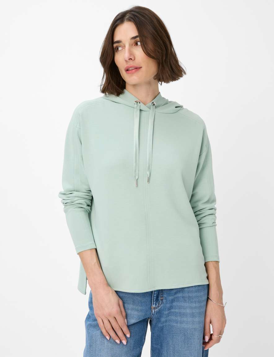 eurex by brax Women's fashion Sweat Style BEE Light Green ➜ - buy at Brax