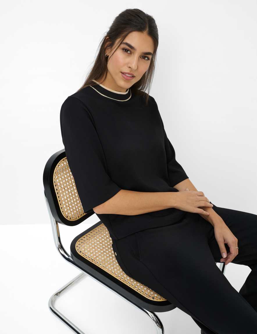 Eurex By Brax Women's Fashion Sweat Style BERTA M Black ➜ - Buy At Brax