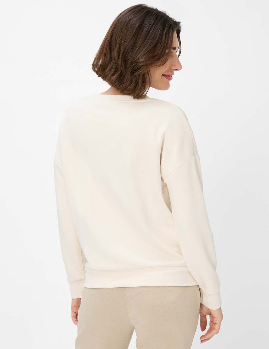 Eurex By Brax Women's Fashion Sweat Style BO Cream White ➜ - Buy At Brax