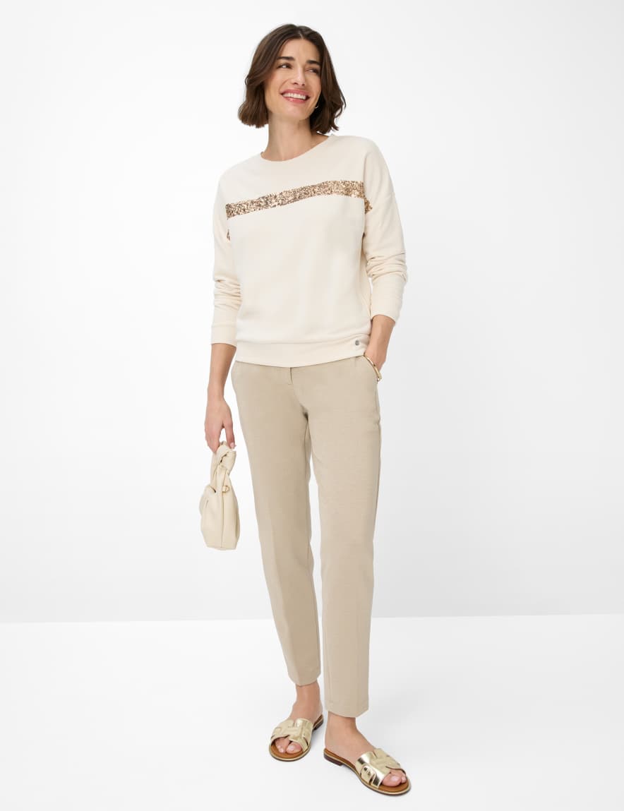 Eurex By Brax Women's Fashion Sweat Style BO Cream White ➜ - Buy At Brax